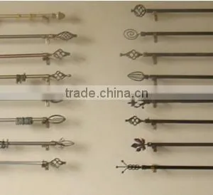 2015 New Fasionable All Kinds of Curtain Rod With Fashionable Finals,rings Brackets thumbnail-3