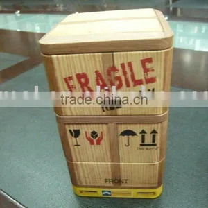 Rectangular Tin Box for Tea thumbnail-1