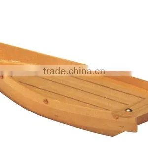 EBM Wooden Sashimi Boat Tairyo Fune Kuroshio Wooden Sushi Boat thumbnail-5