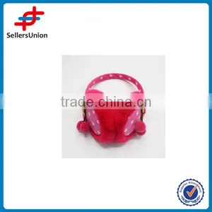 Rose Red Dot Pattern Earmuff With Cherry for Children thumbnail-1