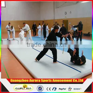 2017 Guangzhou Factory Supply DWF Gymnastics Mat Inflatable Air Track For Sport Training Inflatable Air Track for Sale thumbnail-1