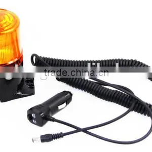 12v 24v LED Beacon Light Rotating Beacon Light Magnetic 2400MA Rechargeable Battery Light thumbnail-1