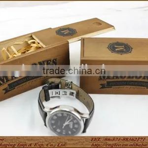 Unique Designed Beautiful High Quailty Cheap Price Wood Watch Box With Sliding Lid thumbnail-1
