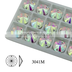 Flat Back Sew on Crystal Rhinestone Glass Loose Beads For Jewelry Decoration thumbnail-1