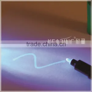 Shanghai Kearing Colorful Blue Ink Invisible Pen With 1.0mm Fiber Tip for Secret Marking thumbnail-2