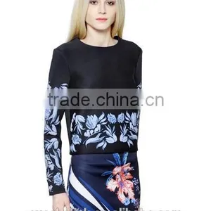 OEM Service Lady Fancy Embossed Sweatshirt Production thumbnail-2