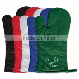 100% Cotton Canvas Oven Mitt - Features Heat-resistant Padding and a Loop for Easy Hanging and Comes With Your Logo thumbnail-1