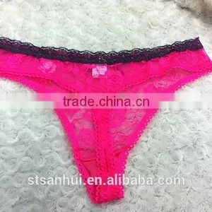 Young Ladies Panties Underwear Panty Models With Sexy Transparent Lace thumbnail-2