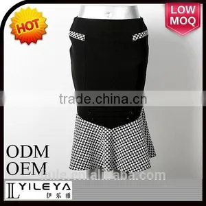 YILEYA New Design High Waist Narrow Ladies Office Skirt thumbnail-1