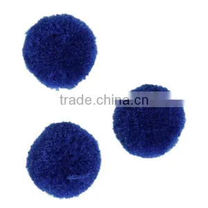 DIY Craft Decoration Royal Blue Round 20mm Cashmere Pom Pom Balls thumbnail-3