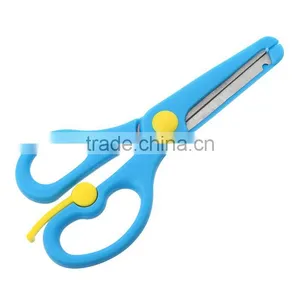 Cheap Home Office Blue ABS Stainless Steel School Childrens/Student Scissors thumbnail-1