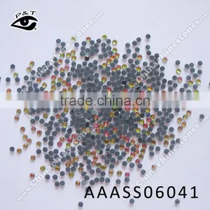 SS06 Rainbow Vitrail Medium Color Rhinestones Hot Fix Crystals for Heat Transfer thumbnail-1