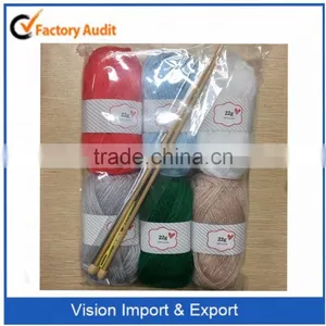 DIY Multicolour 100% Knitting Acrylic Yarn for Promotion thumbnail-1
