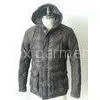 100% Nylon Thin Hooded Mens Goose Down Jacket Down Filled Coat thumbnail-1