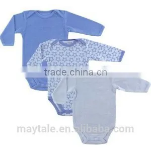Top Quality Long Sleeve Baby Bodysuit of Cute Design and Soft Cotton Fabric thumbnail-2