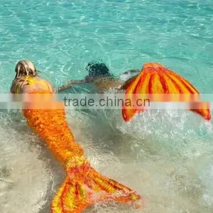 Custom Kids Best Mermaid Tail Swim Monofins thumbnail-1