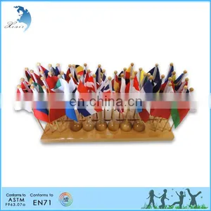 Chilren Early Learning Montessori Chinese Cheap Flags Game Play Flag Europe Flag thumbnail-3