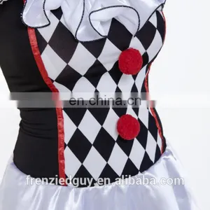 Women Sexy Adult Clown Costume thumbnail-6