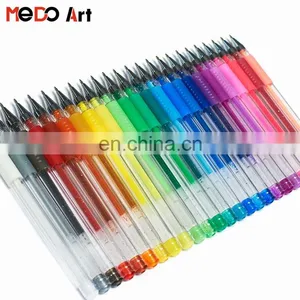 China Factory Cheap Free Samples Gel Pen Set Metalic Glitter Neon Pastel Gel Pen for Drawing thumbnail-4