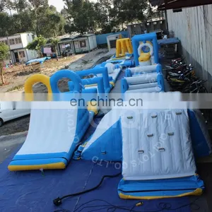 QIQI Original Large Inflatable Water Park, Customized Inflatable Floating Water Park for Sale thumbnail-1