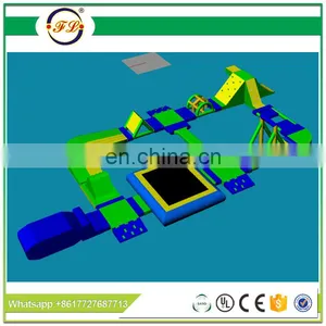 0.9mm PVC Giant Inflatable Water Park on Sea Floating Island FEILE Toys thumbnail-2