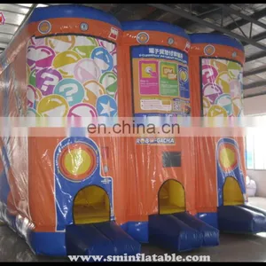 Exciting Inflatable Slide, Inflatable Game Machine Slide, Inflatable Slide With Three Exit for Sale thumbnail-2