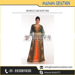 2017 New Arrival Latest Design Attractive Moroccan Kaftan Available in Various Colours thumbnail-1