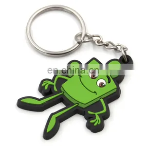 New Custom Shape Soft PVC Keyring Made in China thumbnail-1
