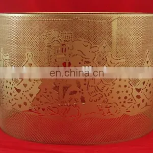 Chemical Etching Pretty Metal Lamp Chimney With Unique Design thumbnail-4
