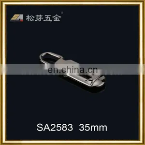 Gunmetal Zipper Puller Handbag Accessories With High Quality Metal Zipper Slider Designed for Garment thumbnail-1