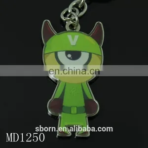 Customize Dome Epoxy Key Chain Cartoon Key Chain thumbnail-4