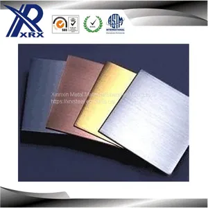 Pure Color Gold 201/304/316/430 Colored Stainless Steel Sheet thumbnail-4