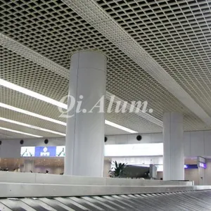 AA 6063 T5 Square Tube Rectangle Sizes for Hotel Ceiling Decoration thumbnail-4