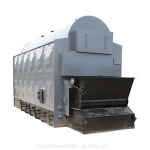 Lowest Price High Efficiency Chain Grate Stoker Coal Biomass Fired Hot Water Boiler for School Heating thumbnail-3