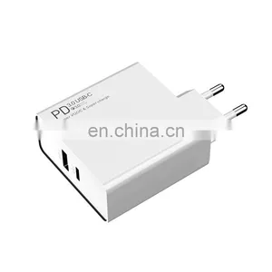 2020 New Product PD 45W Adapter Charger Mobile Phone Fast Charger USB C Wall Charger Support Power Adapter For IPhone 11 Pro Max thumbnail-1
