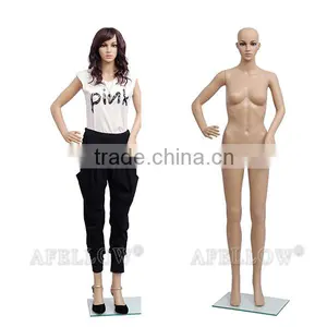 One Hand on Waist Female Plastic Mannequin thumbnail-1