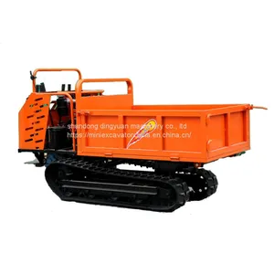 SD12T 1.2 TON CARWLER DUMPER HOT SALE GARDEN USE 1 TON 2 TON 3 TON MINI CRAWLER DUMPER thumbnail-3