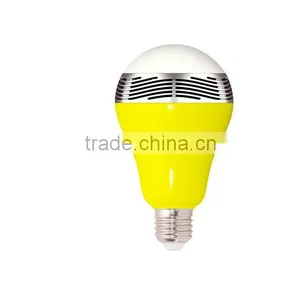 8W Smart E27 Speaker Bluetooth Lamp WIFI Led Bulb Light Ihone/Andrid Remote thumbnail-4