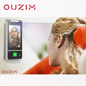 Ouzim FaceEngine 5 Smart Dynamic Living Face Recognition Terminal for Security Access Control Entrance Solution thumbnail-1