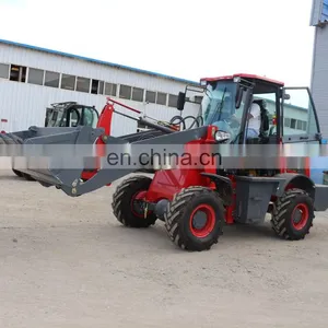 4 Wheeled Terrian Concrete 1.5 Ton ZL-15 915 Farm Mini Front Loaders thumbnail-4