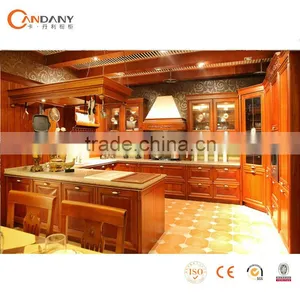 Neoclassic Solid Wood Kitchen Cabinet (SA-44) thumbnail-1