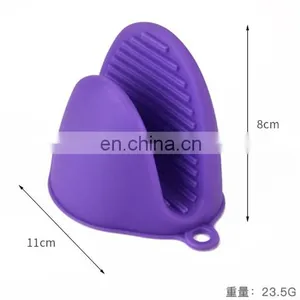 Cheap Household Kitchen Silicone Cooking Heat Resistant Mitts Microwave Oven Gloves thumbnail-2