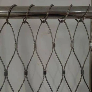 Stainless Steel Decorative Wire Mesh, Interception of High-altitude Parabolic Stainless Steel Protective Mesh, Stainless Steel Wire Mesh Bird Garden thumbnail-2