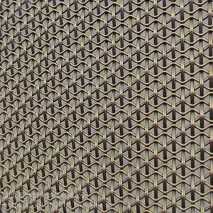 Color-Coated Metal Wire Mesh for Decorative Glass Lamination - Triple Color Options thumbnail-2