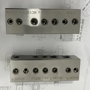 High Precision Die Steel Manifold Block Hydraulic System Oil Block Valve Blocks thumbnail-1