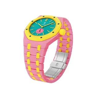 Custom Modified Case & Integrated Ceramic Watch Band for AP x Swatch Co-branded Watch thumbnail-3
