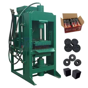 Automatic Hydraulic Shisha Charcoal Cube Tablet Stick Briquette Making Press Machine Briquetting Extruder EPC thumbnail-1