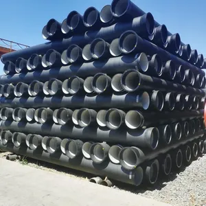 ISO2531 C30 1200mm Cement Lining Bitumen Coated Ductile Cast Iron Pipe Anti-Corrosion for Drainage System thumbnail-4