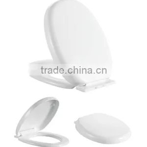HL-024 MEIYE PP 435*353*58mm Round Soft-closing Toilet Seat Cover Ramp Down Toilet Lid thumbnail-2