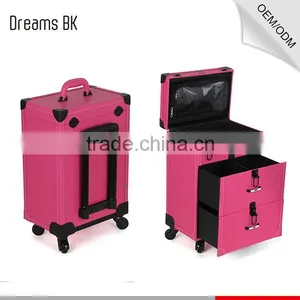 Guangzhou Wholesale Low MOQ Professional Universal Custom Compact Cosmetic Case Makeup Bag thumbnail-1